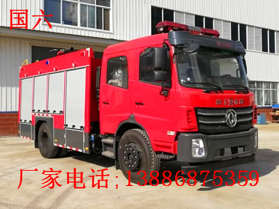 國(guó)六东风145型泡沫消防車(chē)（5-6吨）图片